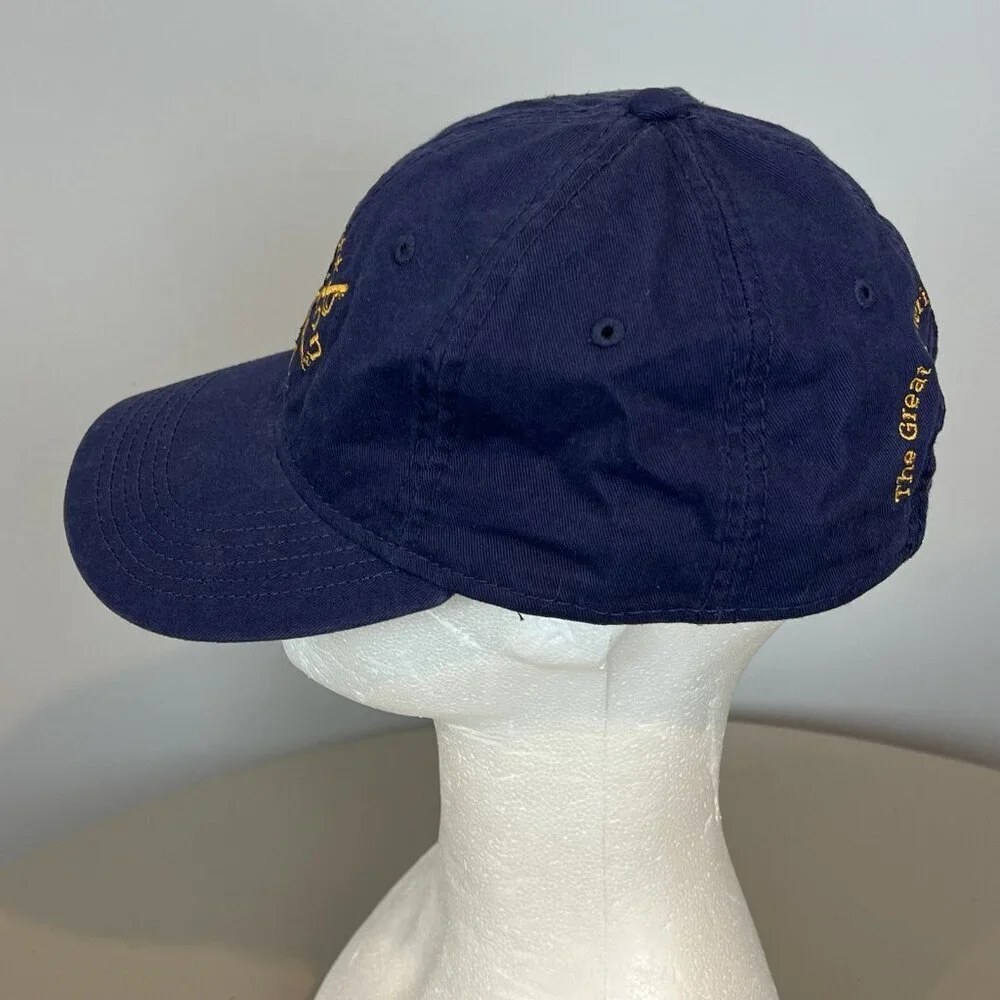 Col Littleton U.S.A. Adjustable Strap Blue Hat Great American Leather Company